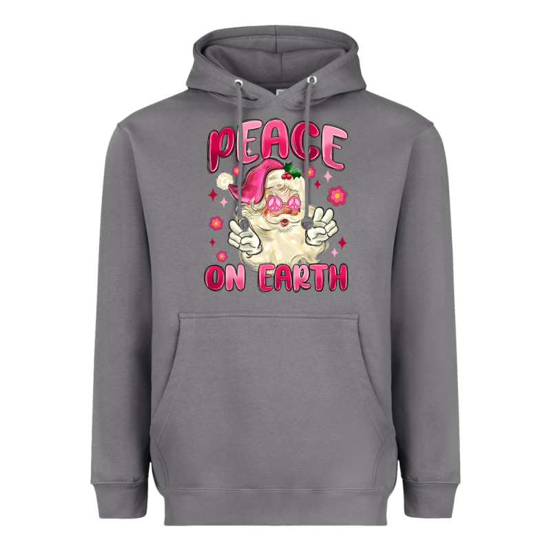 Peace On Earth Heavyweight Hoodie by MaliasSmallBusiness | Teevron