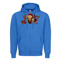 True Royal joy highland cow Zipper Hoodie - Jasminsmagicworld