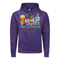 Cloud Purple art teacher coffee cups Vintage Hoodie - Zillion Design Studio