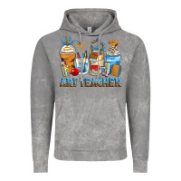 Cloud Rock art teacher coffee cups Vintage Hoodie - Zillion Design Studio