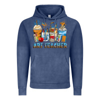 Vintage Denim art teacher coffee cups Vintage Hoodie - Zillion Design Studio