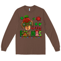 Chestnut merry pawmas christmas dachshund Long Sleeve Tee - Jasminsmagicworld