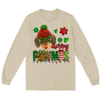 Mushroom merry pawmas christmas dachshund Long Sleeve Tee - Jasminsmagicworld