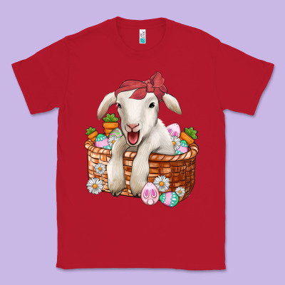 Easter Lamb Classic Tee Designed By Jasminsmagicworld