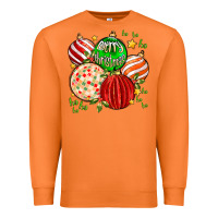 Carrot merry christmas tree ball Premium Sweatshirt - MaliasSmallBusiness