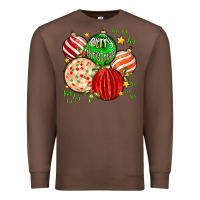Chestnut merry christmas tree ball Premium Sweatshirt - MaliasSmallBusiness