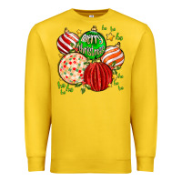 Lemon merry christmas tree ball Premium Sweatshirt - MaliasSmallBusiness