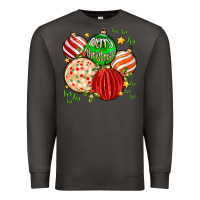Smoke merry christmas tree ball Premium Sweatshirt - MaliasSmallBusiness