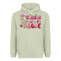 Matcha clouds of love Heavyweight Hoodie - MaliasSmallBusiness