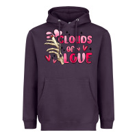 Plum clouds of love Heavyweight Hoodie - MaliasSmallBusiness