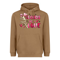 Toasted Coconut clouds of love Heavyweight Hoodie - MaliasSmallBusiness