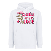 White clouds of love Heavyweight Hoodie - MaliasSmallBusiness