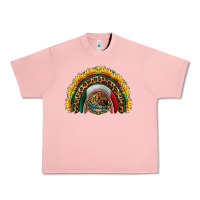 Salmon mexico sunflower rainbow Urban Heavy Tee - HRA Design Shop