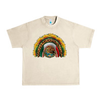 Sandshell mexico sunflower rainbow Urban Heavy Tee - HRA Design Shop