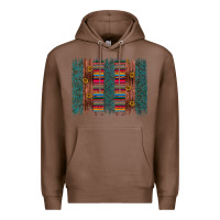 Chestnut sunflower serape brush stroke Premium Hoodie - Artiststas