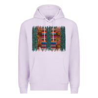 Lilac sunflower serape brush stroke Premium Hoodie - Artiststas