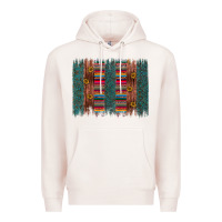 Pale Pink sunflower serape brush stroke Premium Hoodie - Artiststas
