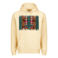 Pina Colada sunflower serape brush stroke Premium Hoodie - Artiststas