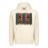 Tofu sunflower serape brush stroke Premium Hoodie - Artiststas