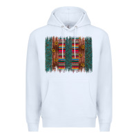 White sunflower serape brush stroke Premium Hoodie - Artiststas
