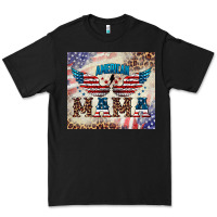 Black american mama Premium Tee - BarkalooDesign