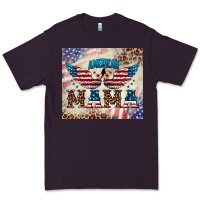 Plum american mama Premium Tee - BarkalooDesign