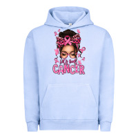 Pigment Grape Ice lets beat cancer afro messy bun Urban Hoodie - texasbilliewilder