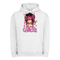 Pigment Lunar Rock lets beat cancer afro messy bun Urban Hoodie - texasbilliewilder