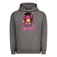 Pigment Tornado lets beat cancer afro messy bun Urban Hoodie - texasbilliewilder