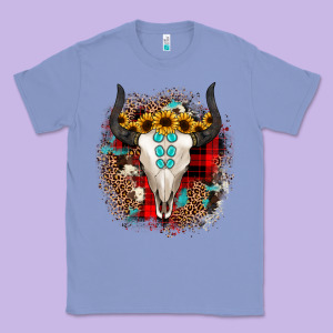 Bullskull Christmas Classic Tee Designed By Jahusdesignshop