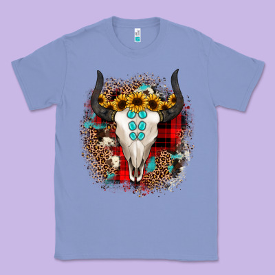 Bullskull Christmas Classic Tee Designed By Jahusdesignshop