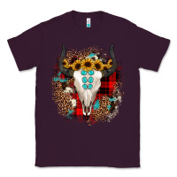 Plum bullskull christmas Classic Tee - JahusDesignShop
