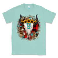 Seafoam bullskull christmas Classic Tee - JahusDesignShop