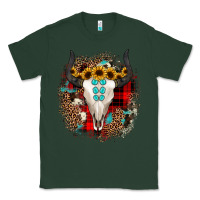 Sports Green bullskull christmas Classic Tee - JahusDesignShop