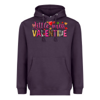 Plum little miss valentine Heavyweight Hoodie - NancyCooperArtShop