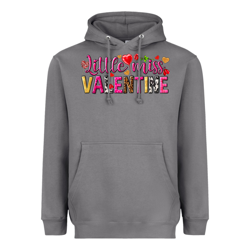 Little Miss Valentine Heavyweight Hoodie by NancyCooperArtShop | Teevron