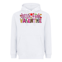 White little miss valentine Heavyweight Hoodie - NancyCooperArtShop