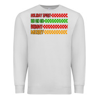 Dove Grey holiday spirit hohoho bright merry Premium Sweatshirt - MaliasSmallBusiness
