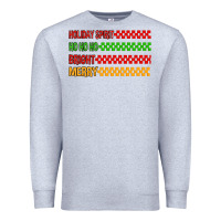 Holiday Spirit Hohoho Bright Merry Premium Sweatshirt | Teevron