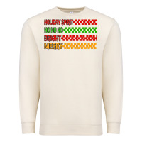 Sandshell holiday spirit hohoho bright merry Premium Sweatshirt - MaliasSmallBusiness
