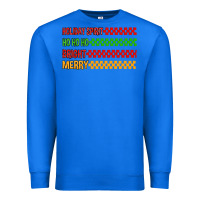 True Royal holiday spirit hohoho bright merry Premium Sweatshirt - MaliasSmallBusiness