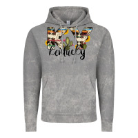 Cloud Rock kentucky state cowhide serape cactus Vintage Hoodie - RanaPortraitStore