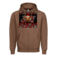 Chestnut highland cow joy christmas tumbler Zipper Hoodie - Jasminsmagicworld