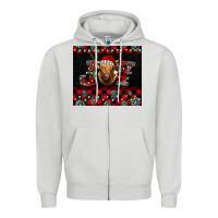 Dove Grey highland cow joy christmas tumbler Zipper Hoodie - Jasminsmagicworld