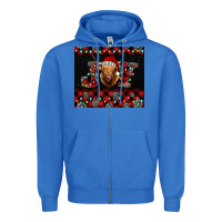 True Royal highland cow joy christmas tumbler Zipper Hoodie - Jasminsmagicworld