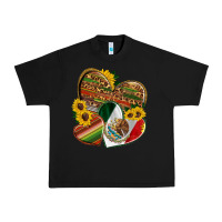 Black mexico heart and sunflower Urban Heavy Tee - HRA Design Shop