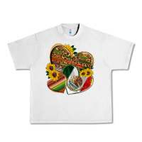 Lunar Rock mexico heart and sunflower Urban Heavy Tee - HRA Design Shop
