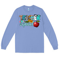 Colony Blue teacher squad Long Sleeve Tee - BundleAndBundleShop