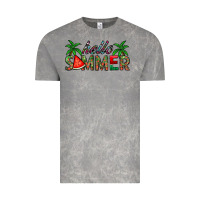 Cloud Rock hello summer Vintage Tee - CowhideDigitalArt