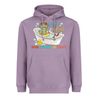 Lavender splash splash your opinion is trash Heavyweight Hoodie - MaliasSmallBusiness